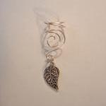 Pair Of Silver Plated Ear Cuffs With Antiqued..