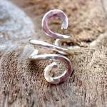 Hand Hammered Silver Filled Ear Cuff